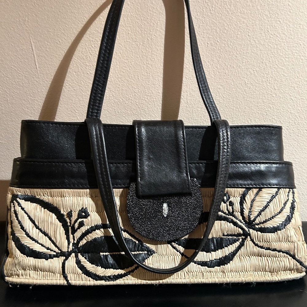 Vintage Rayaugusti - Clutch Handbag, Leather